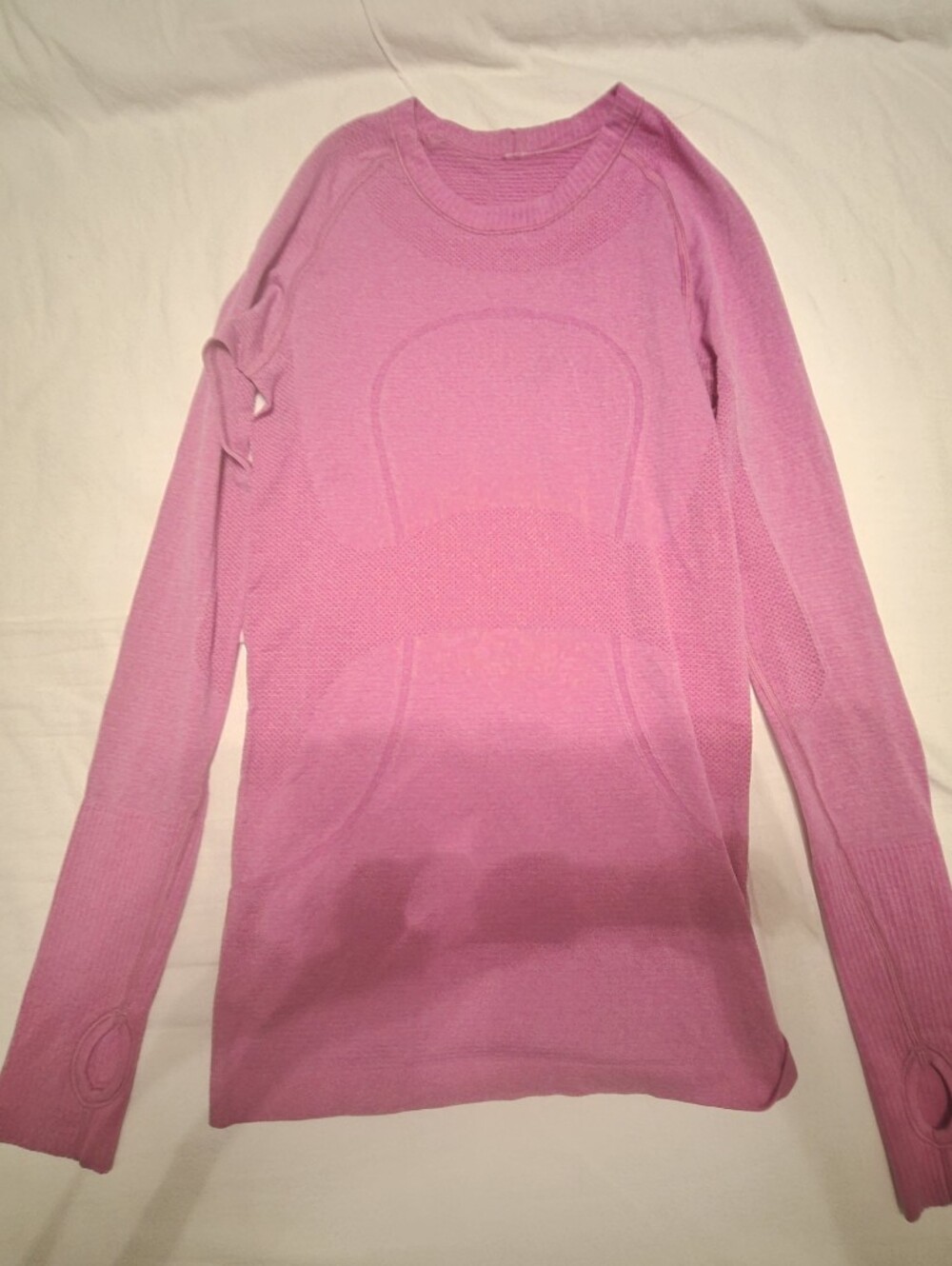 lululemon athletica Pink Long-Sleeve Crewneck Top